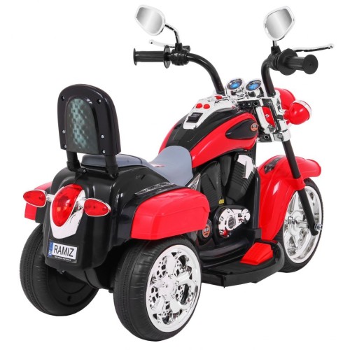 Noční kolo Chopper červené