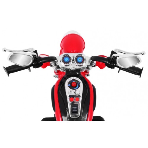 Noční kolo Chopper červené