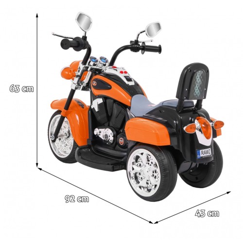 Noční kolo Chopper oranžové
