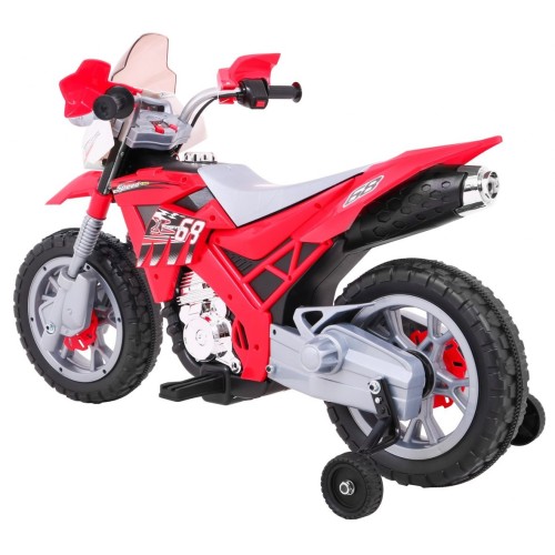 Motocykl Cross červený