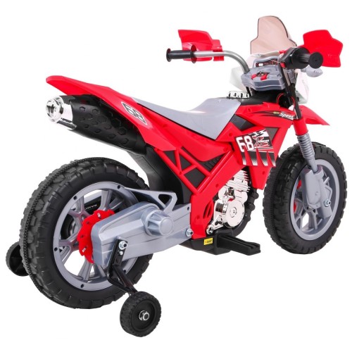 Motocykl Cross červený