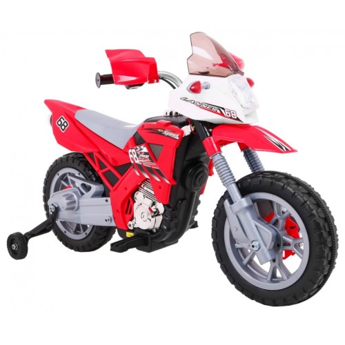 Motocykl Cross červený