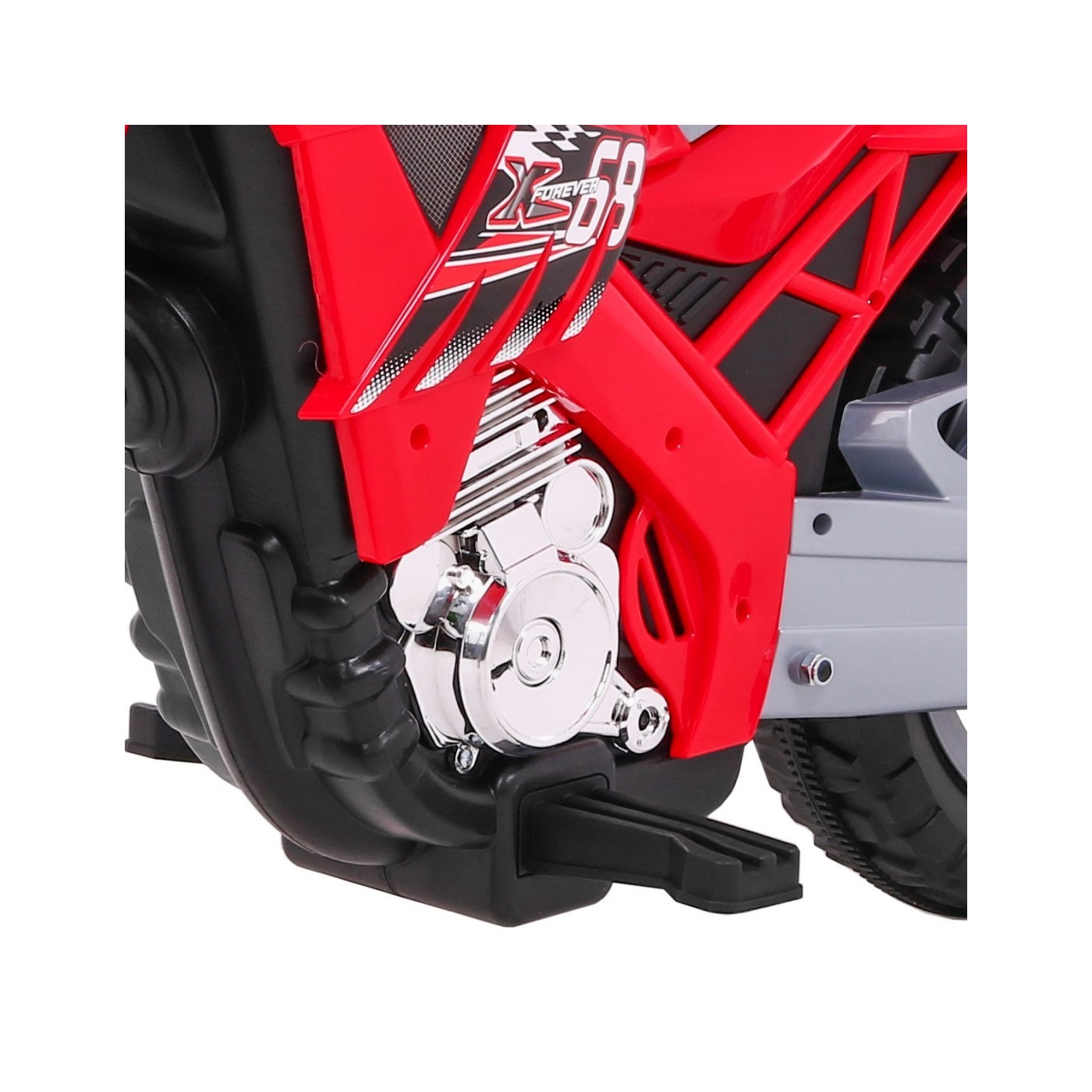 Motocykl Cross červený