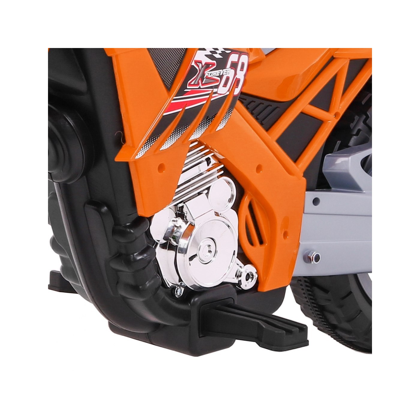 Motocykl Cross Oranžový