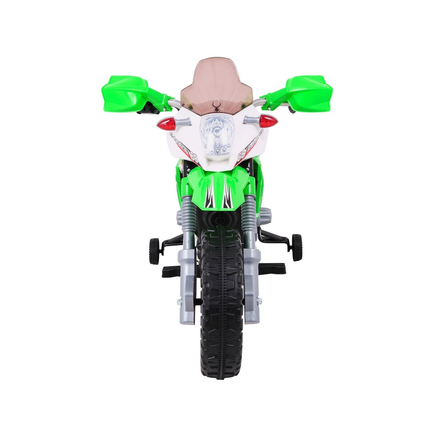 Motocykl Cross zelený