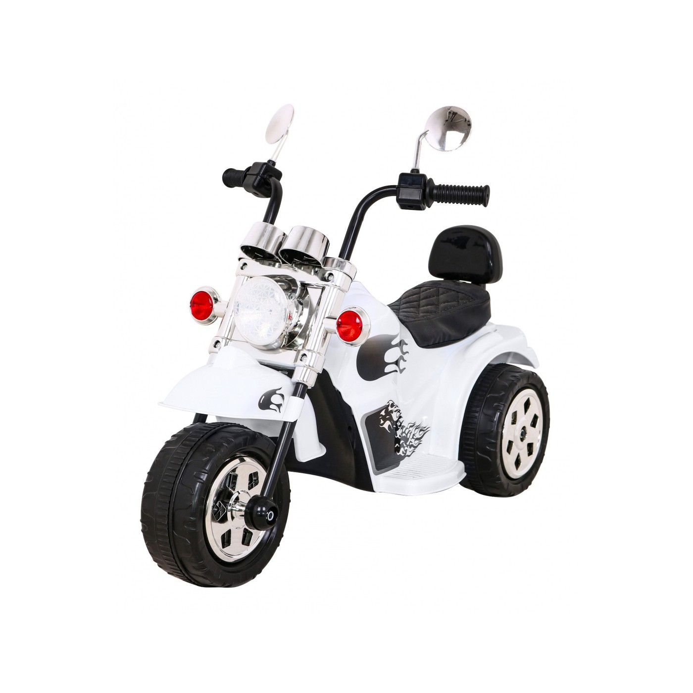 Hot Chopper motocykl bílý
