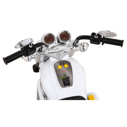 Hot Chopper motocykl bílý