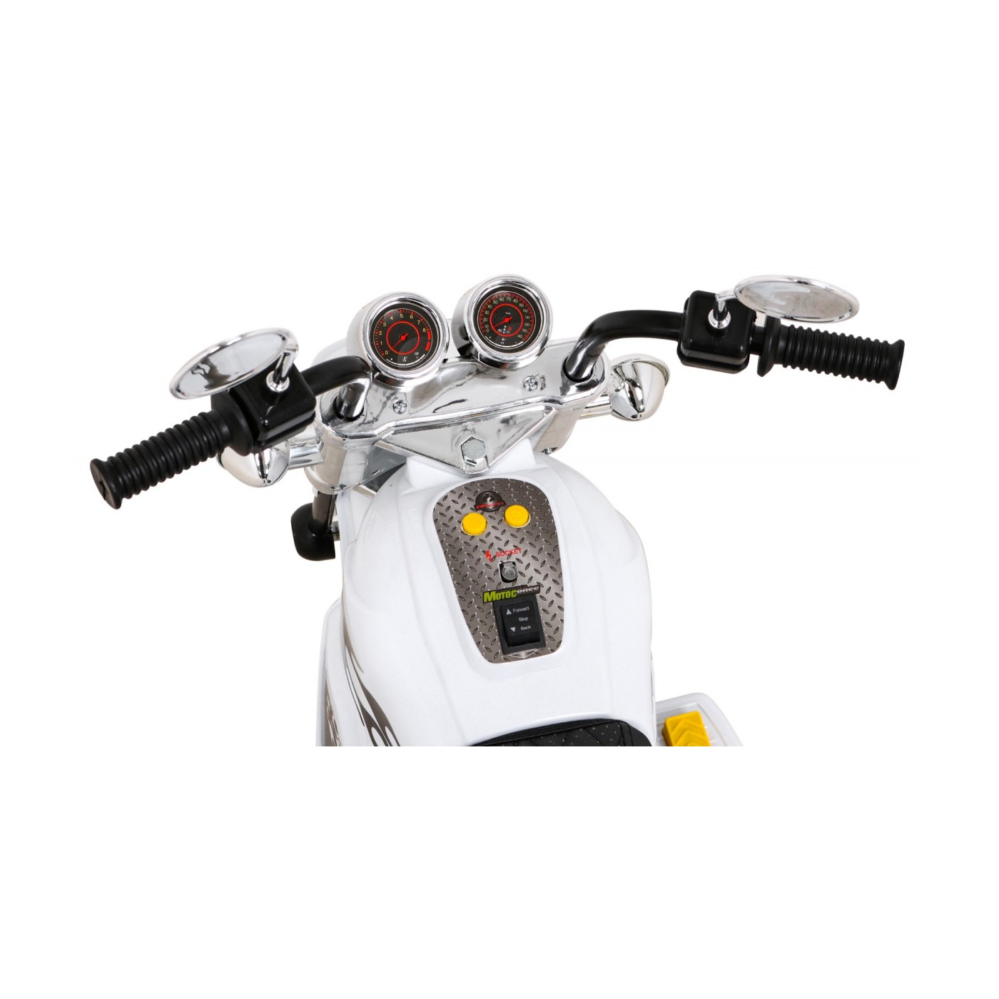 Hot Chopper motocykl bílý