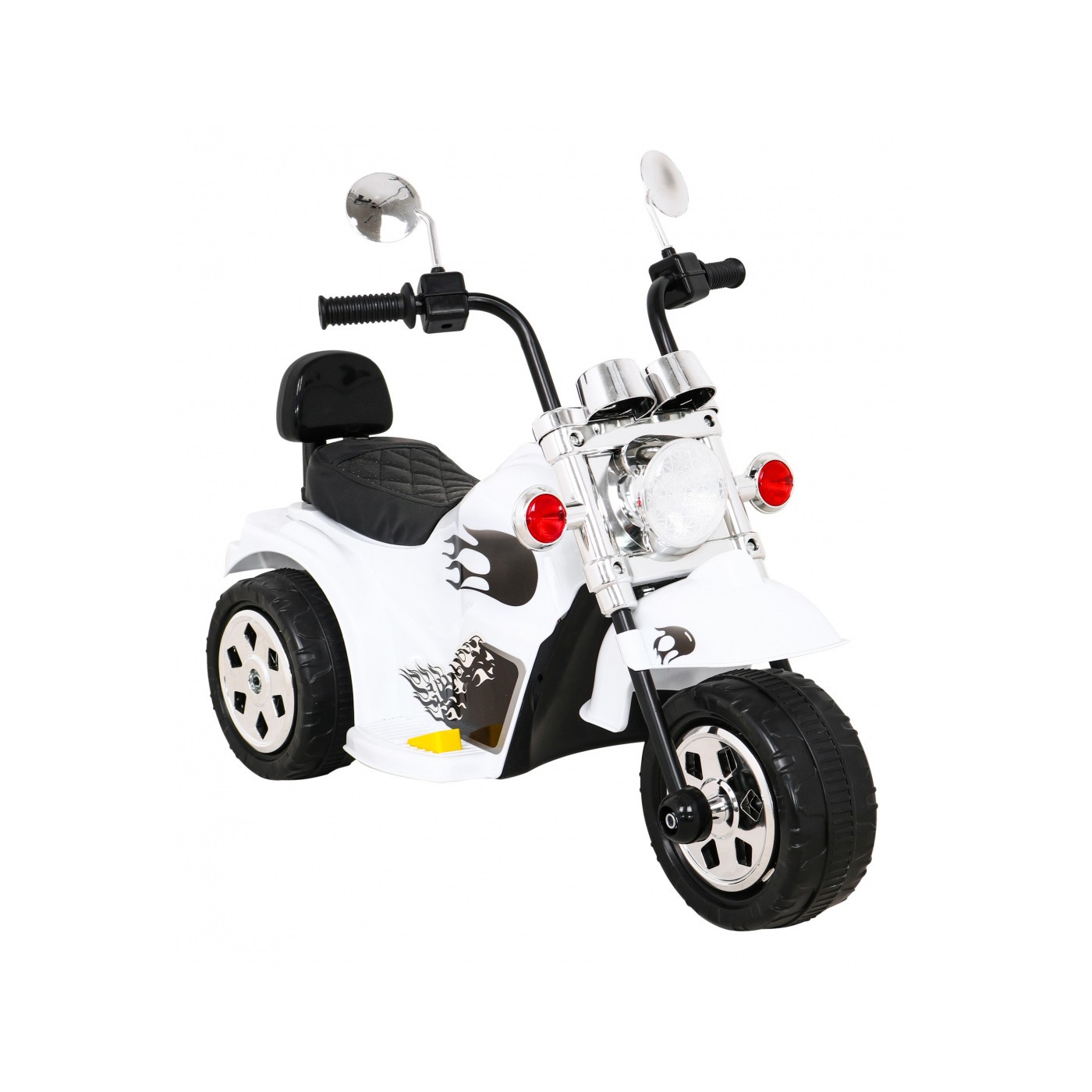 Hot Chopper motocykl bílý