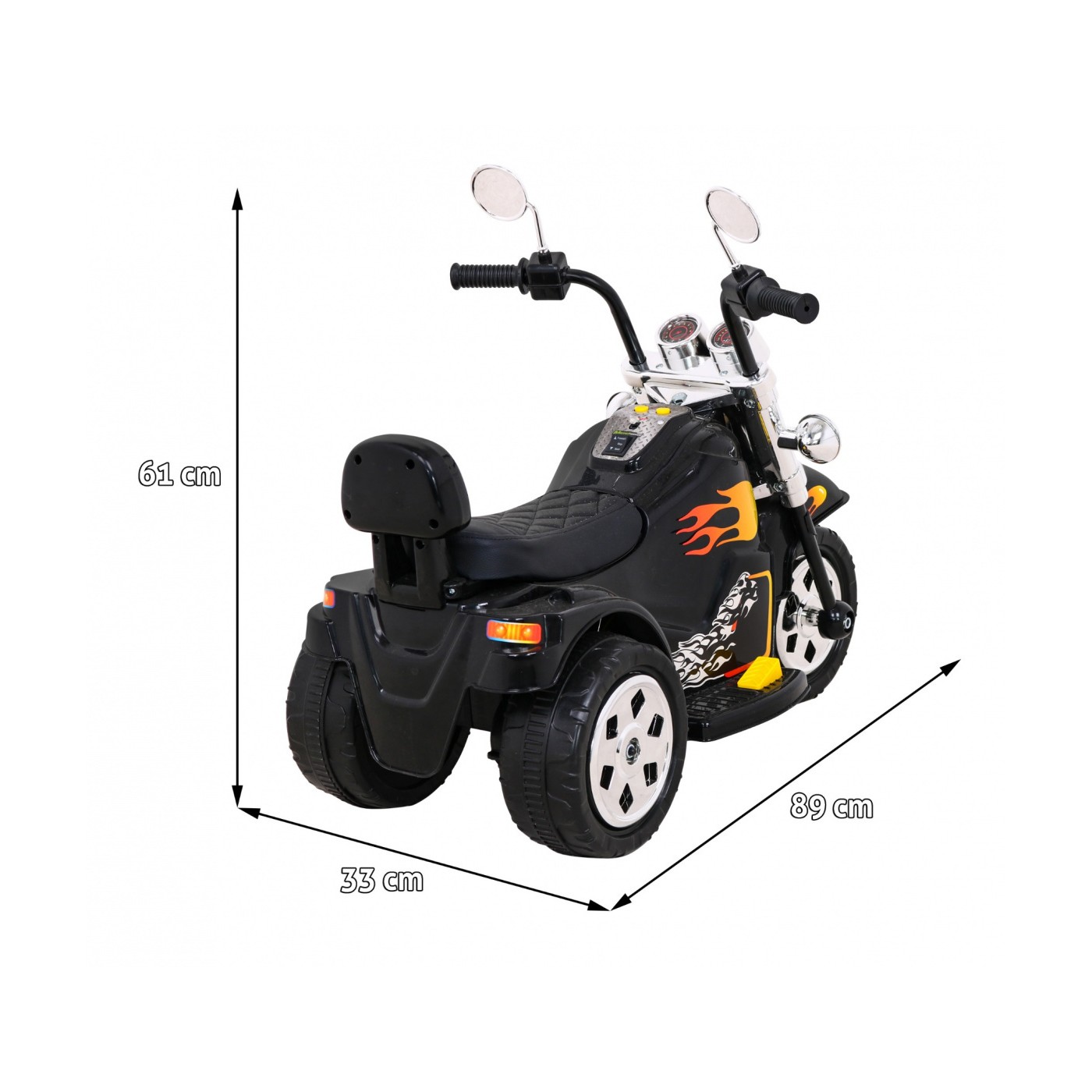 Motorka Hot Chopper černý