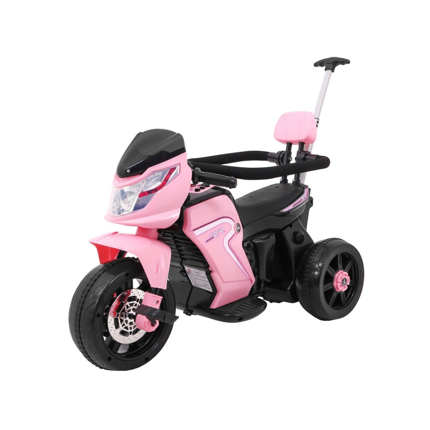 Růžový posunovač motocyklu