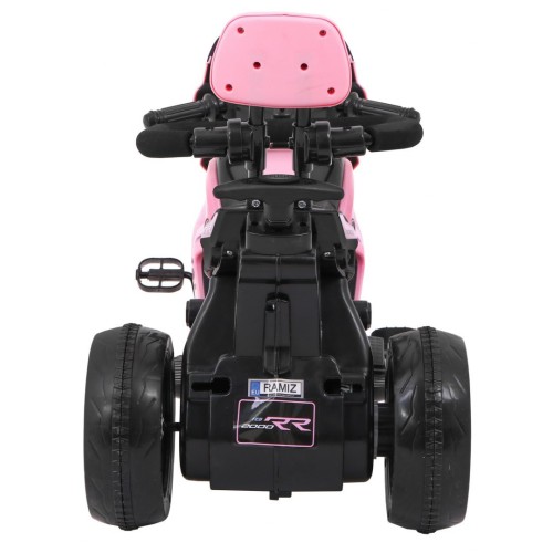 Růžový posunovač motocyklu