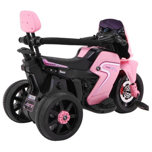 Růžový posunovač motocyklu