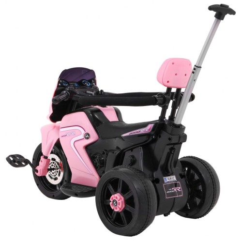 Růžový posunovač motocyklu