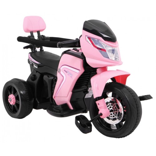 Růžový posunovač motocyklu