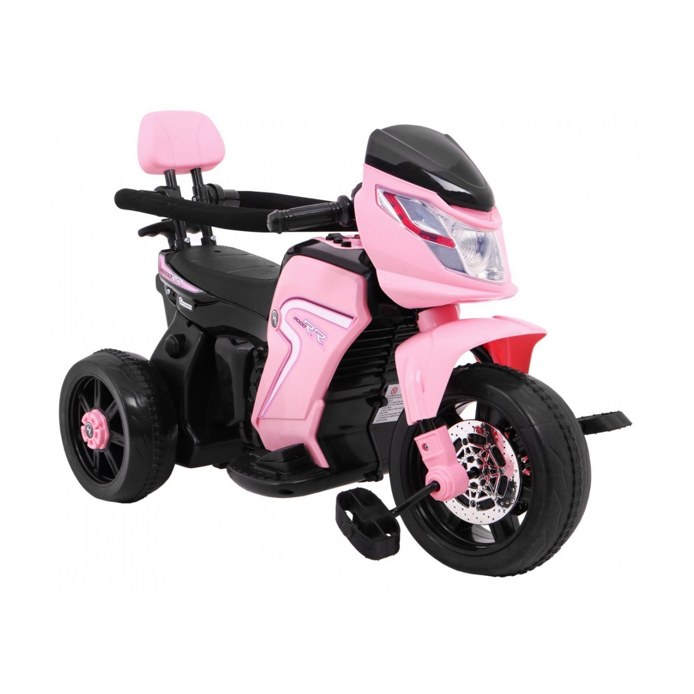 Růžový posunovač motocyklu