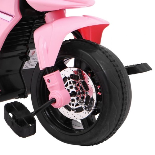 Růžový posunovač motocyklu