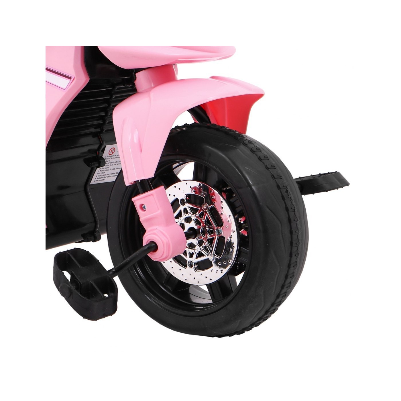 Růžový posunovač motocyklu
