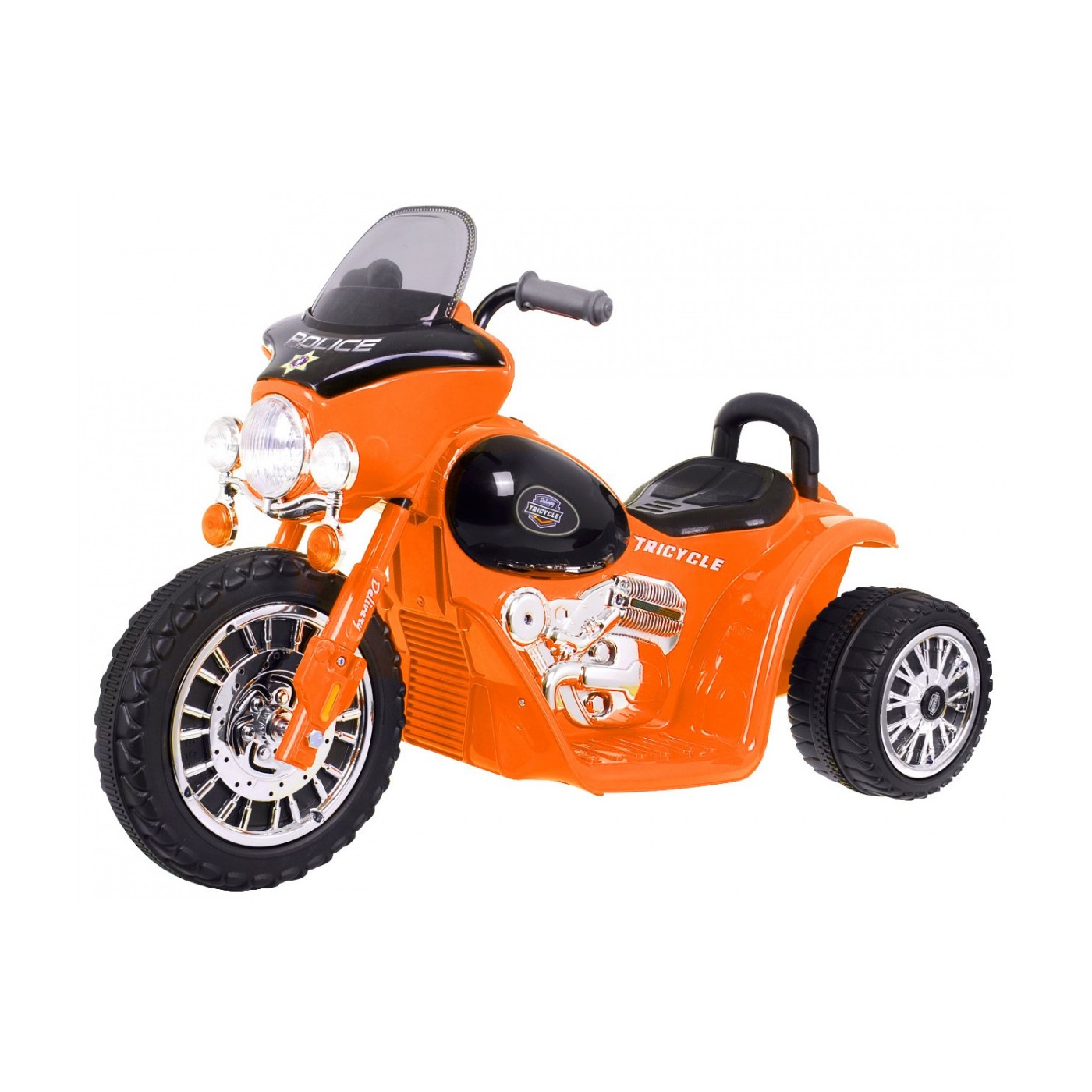 Motocyklová koloběžka Chopper oranžová