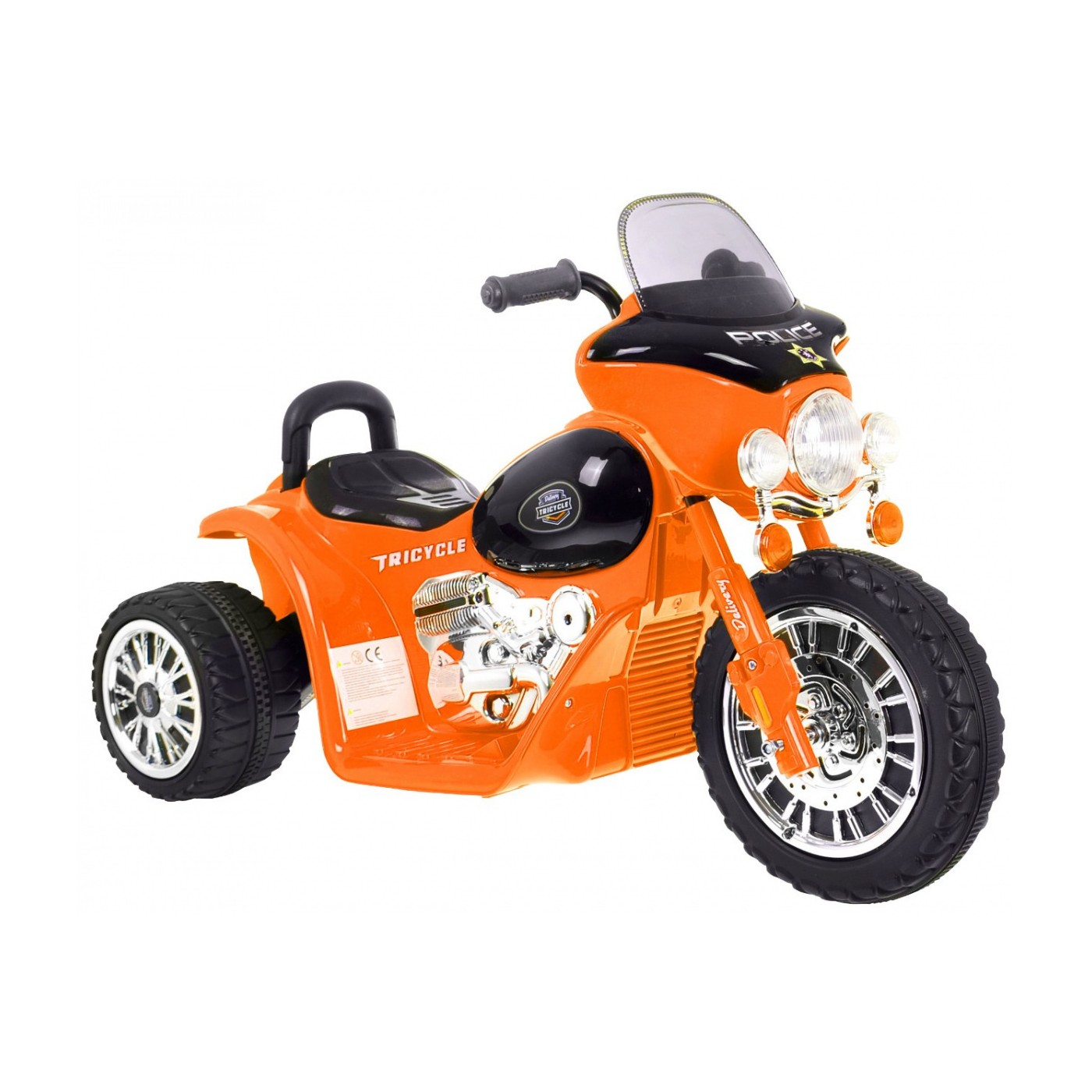Motocyklová koloběžka Chopper oranžová