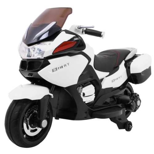 Motocyklový závodník bílý