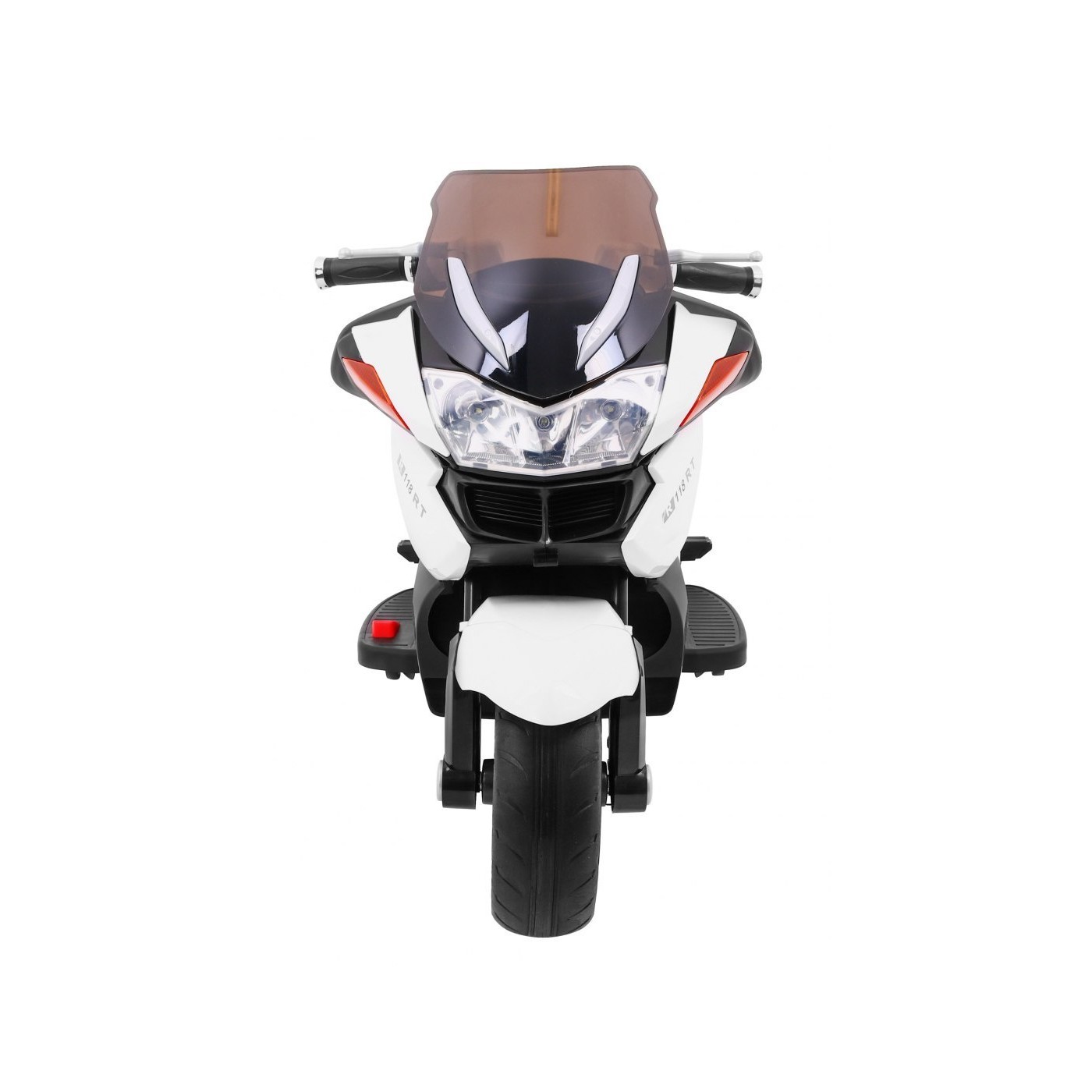Motocyklový závodník bílý