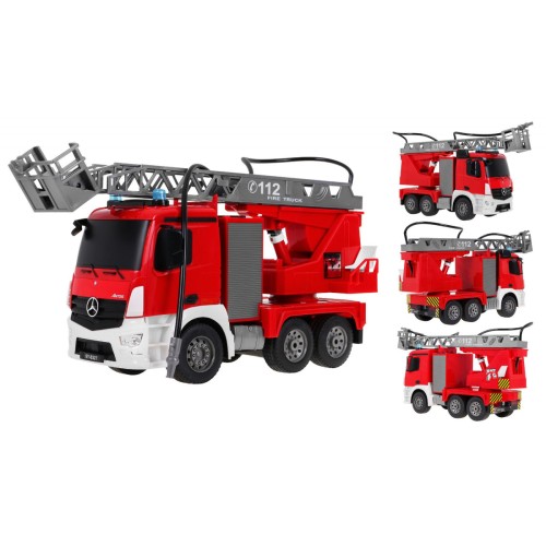 Autíčko R/C Mercedes-Benz Antos 2.4G Protipožární 1:20 Dvojité E