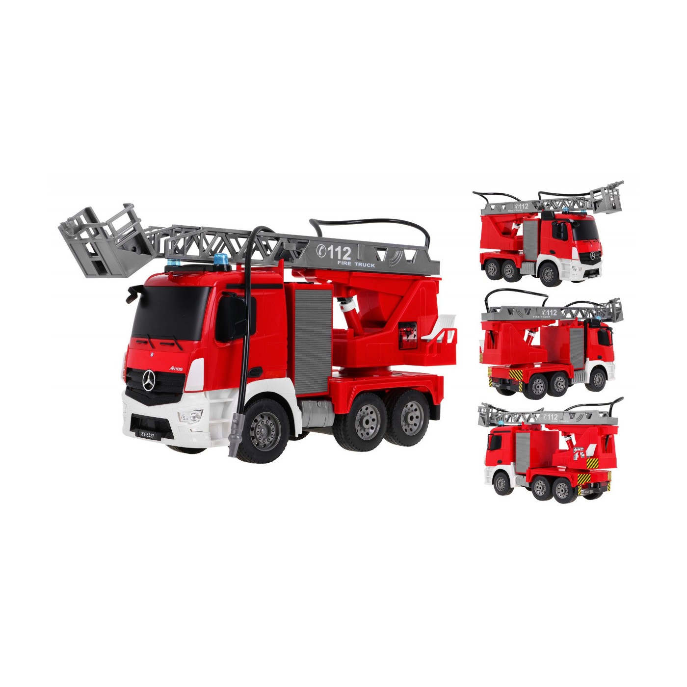 Autíčko R/C Mercedes-Benz Antos 2.4G Protipožární 1:20 Dvojité E