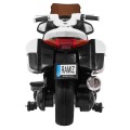 Motocyklový závodník bílý