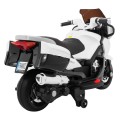Motocyklový závodník bílý