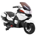 Motocyklový závodník bílý
