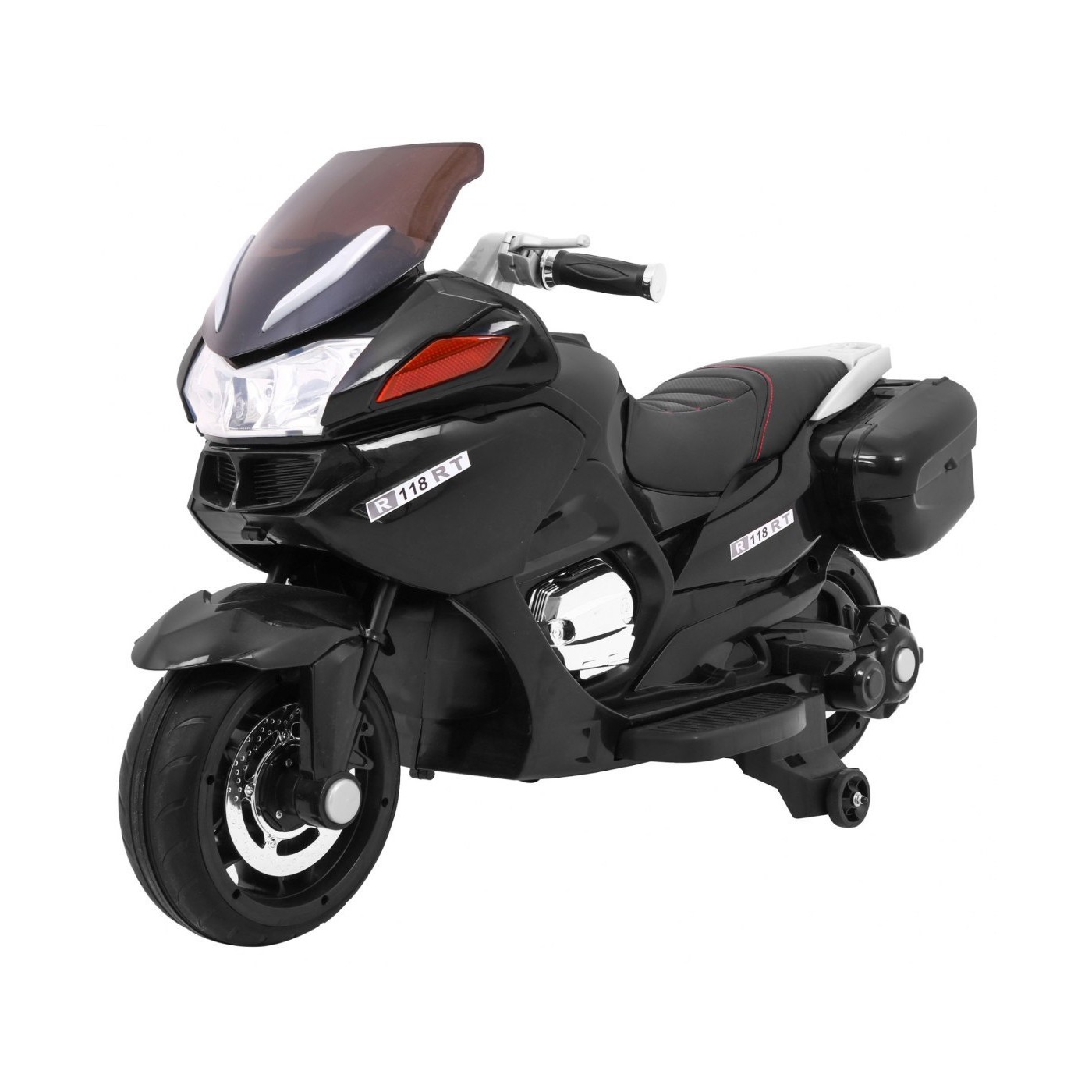 Motocykl závodník černý