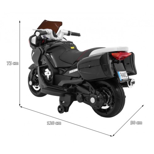 Motocykl závodník černý