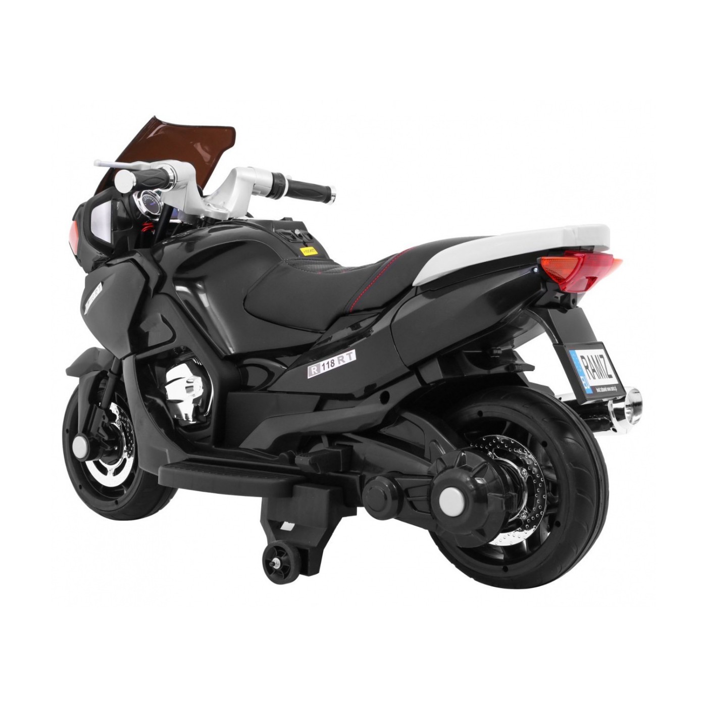 Motocykl závodník černý