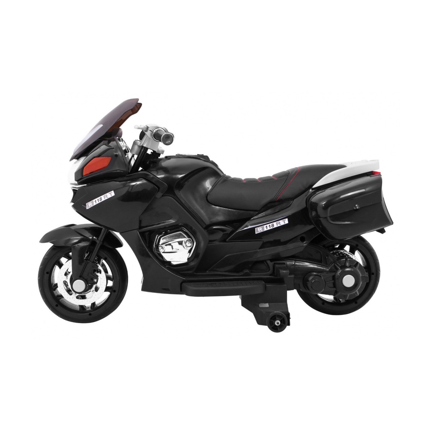 Motocykl závodník černý