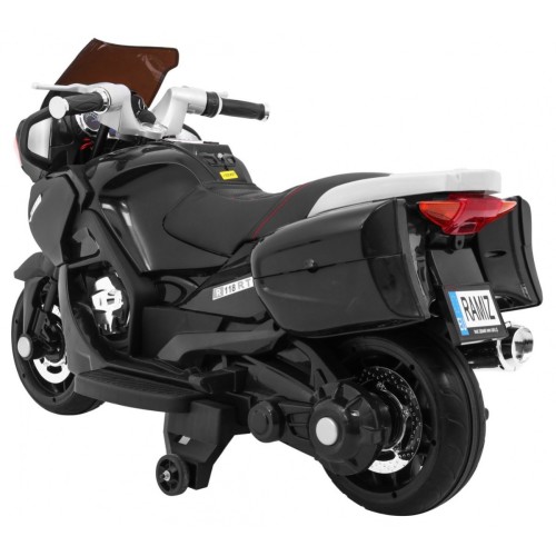 Motocykl závodník černý