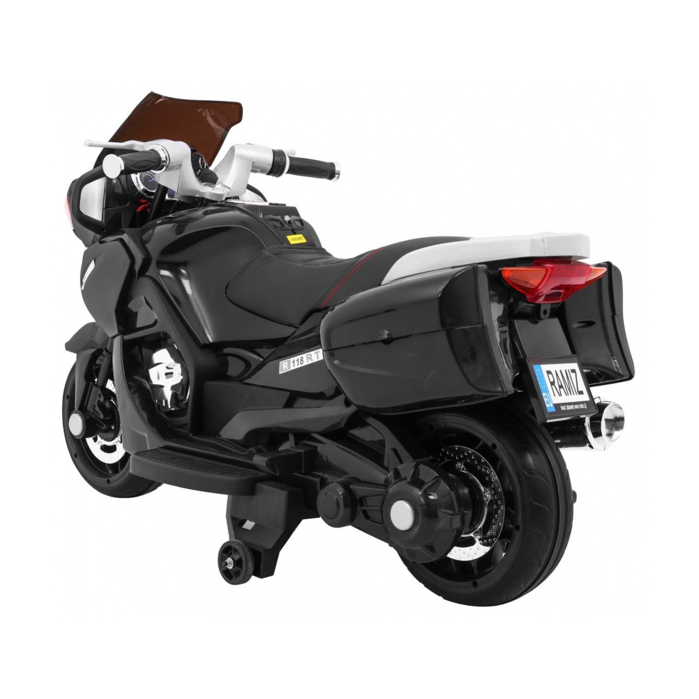 Motocykl závodník černý