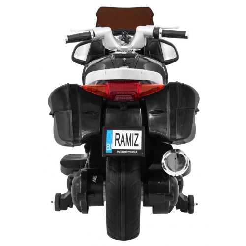 Motocykl závodník černý