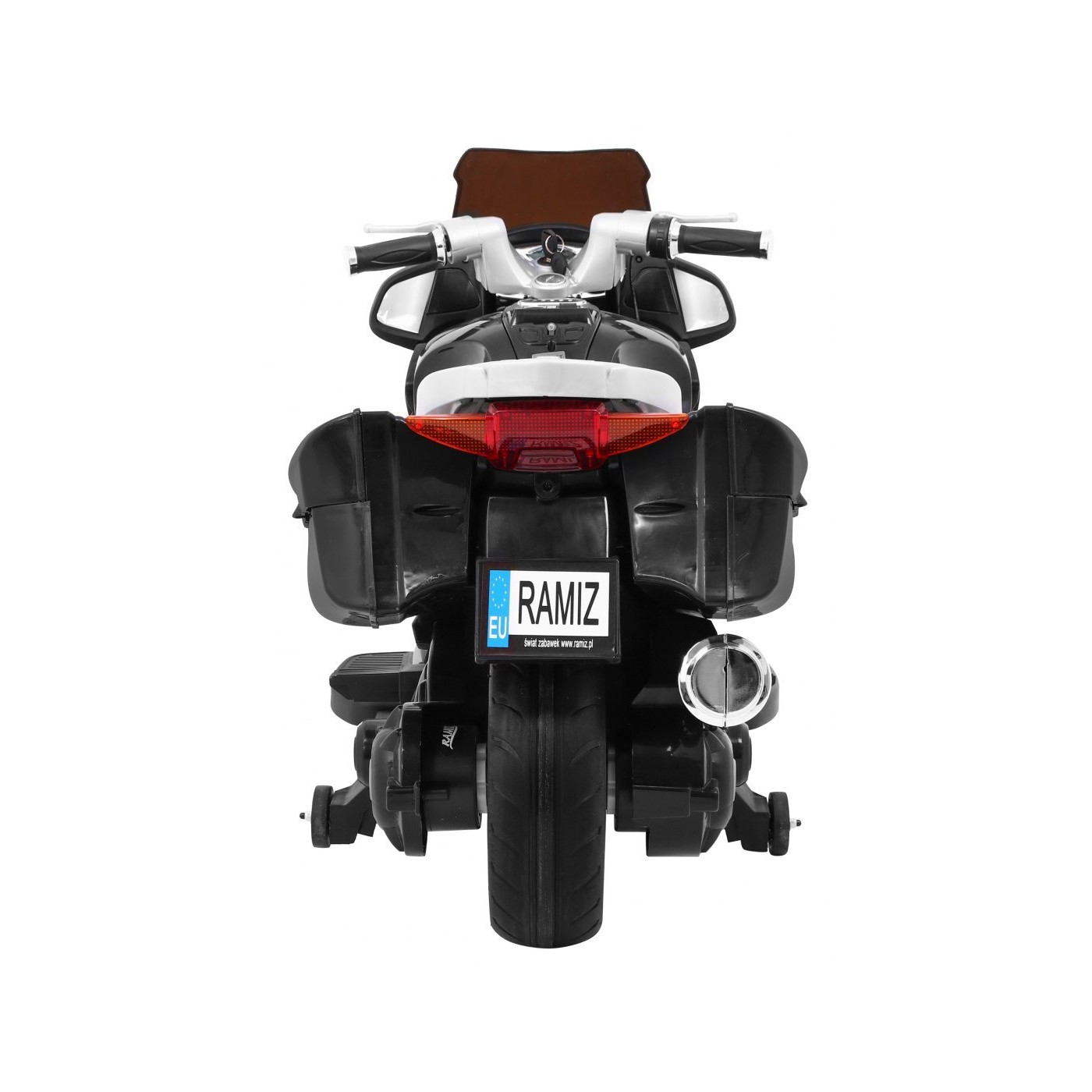 Motocykl závodník černý