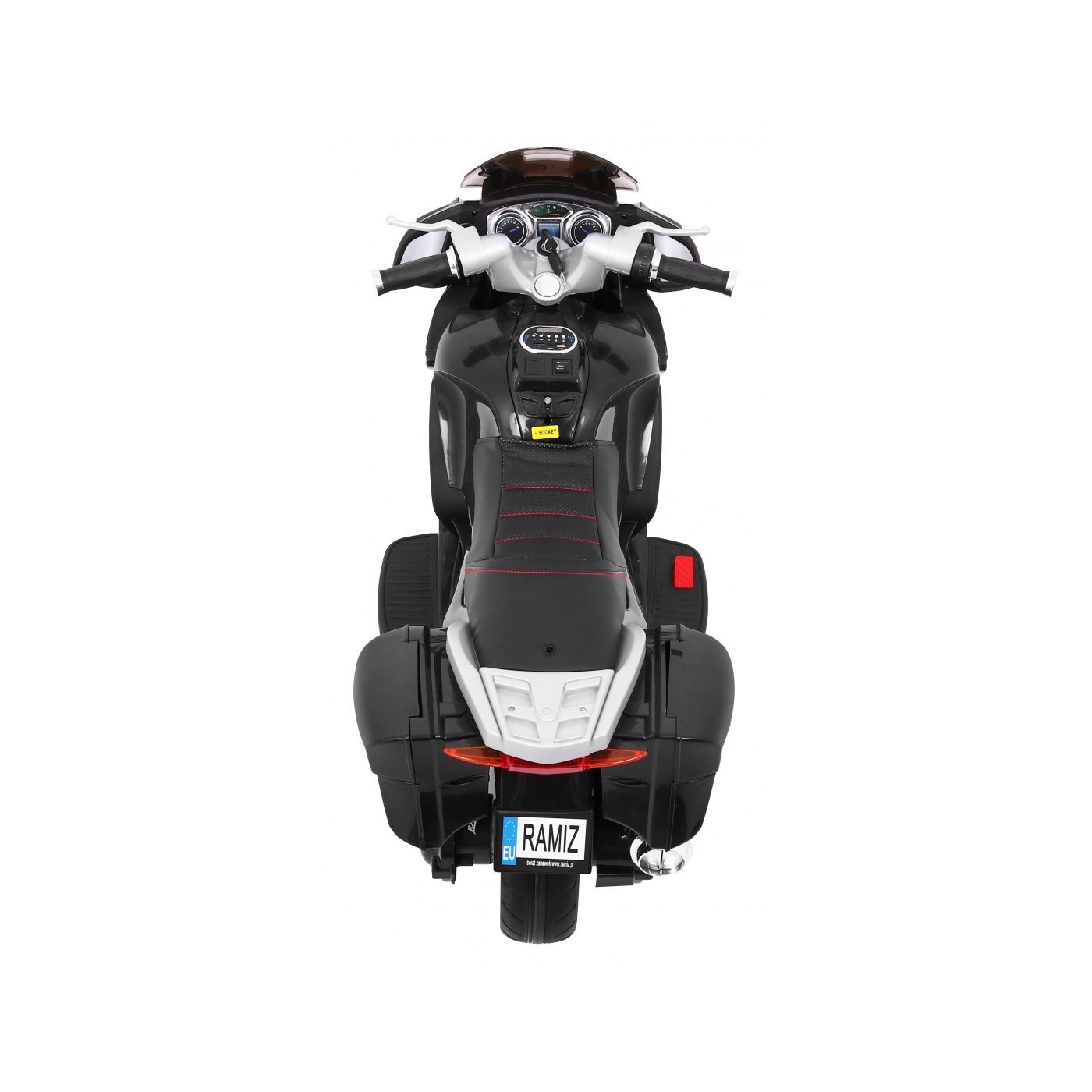 Motocykl závodník černý