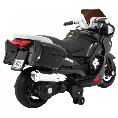 Motocykl závodník černý