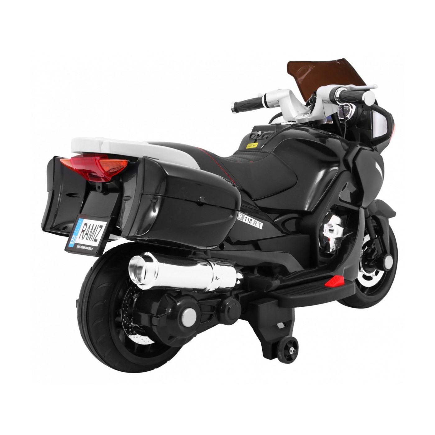 Motocykl závodník černý