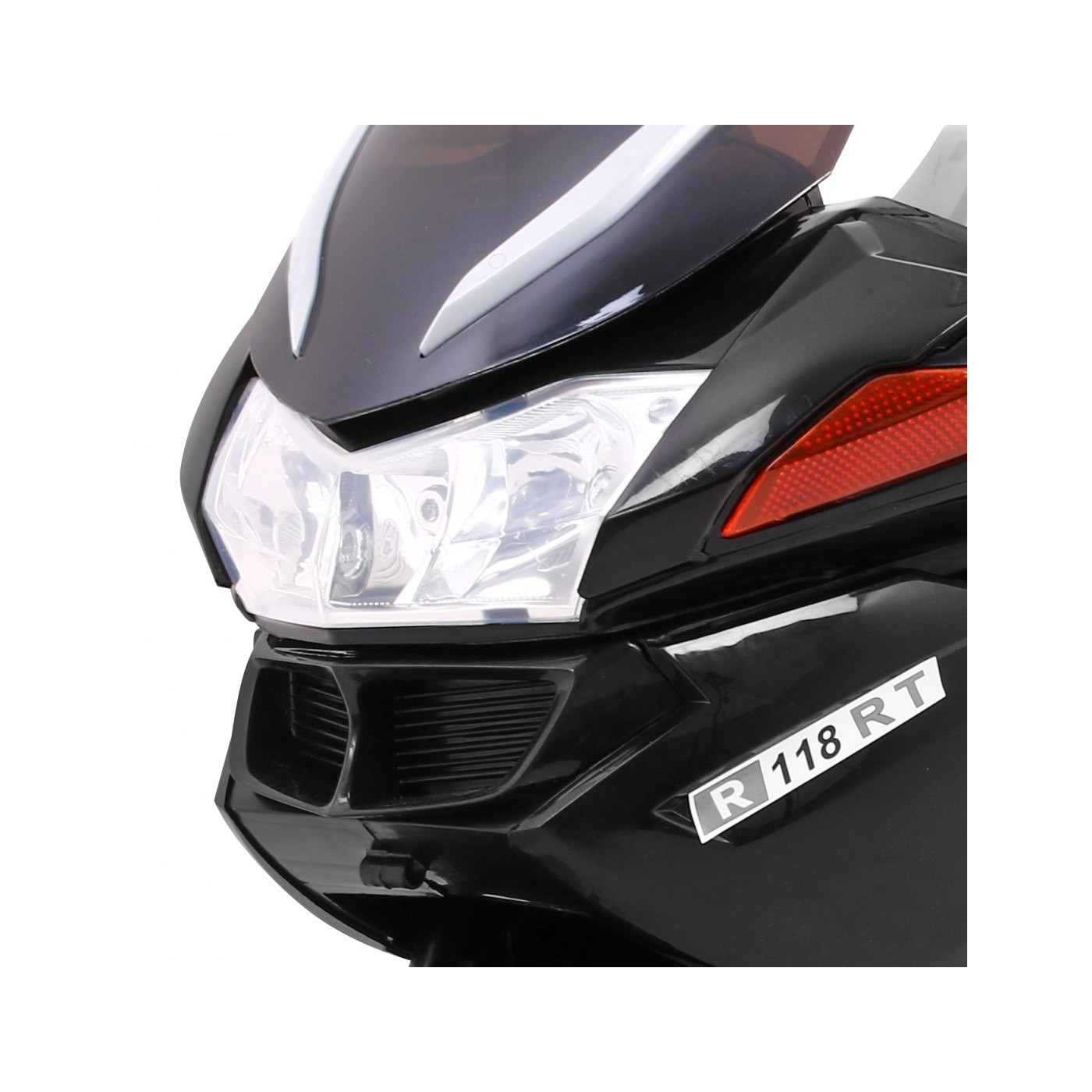 Motocykl závodník černý