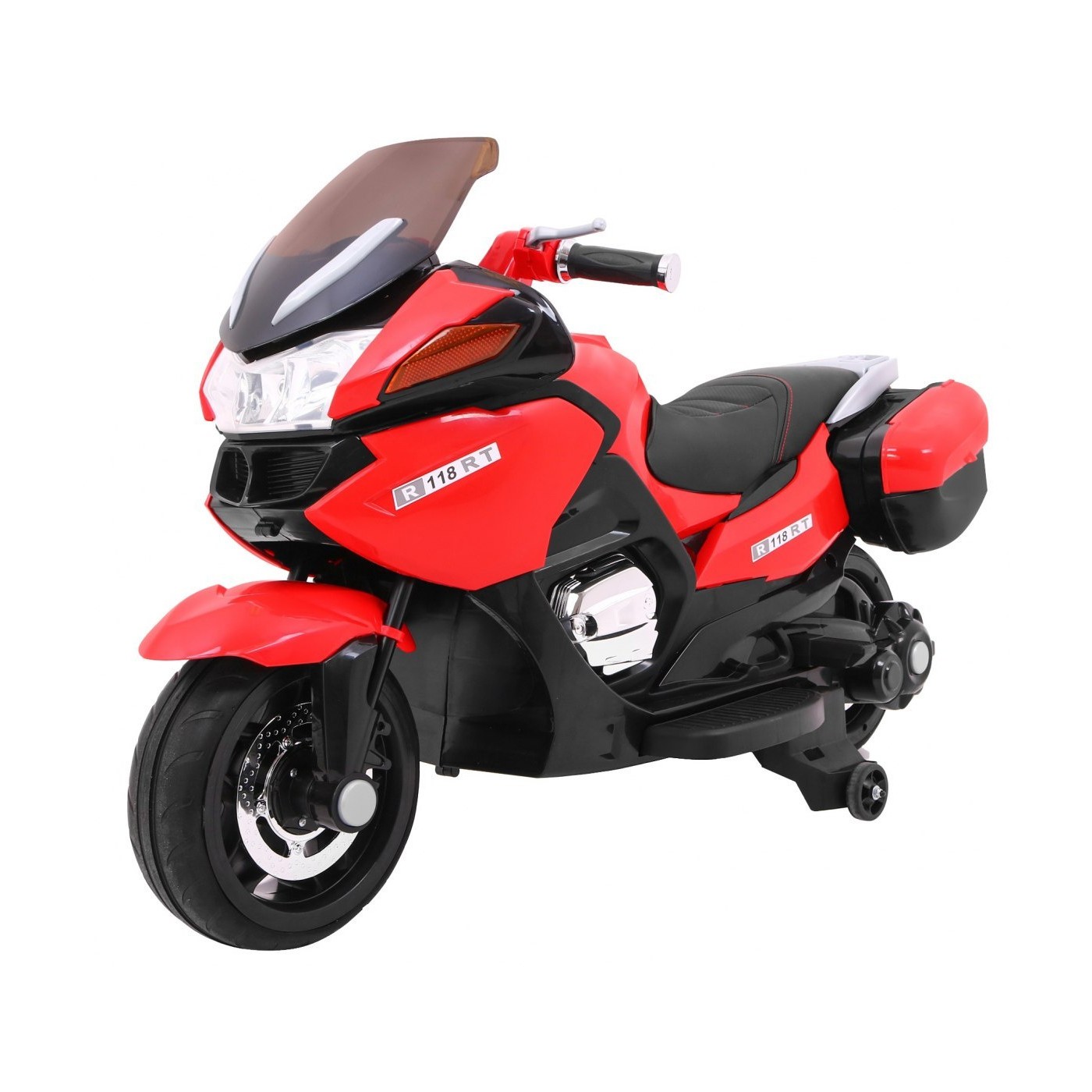 Motocykl  závodník červený