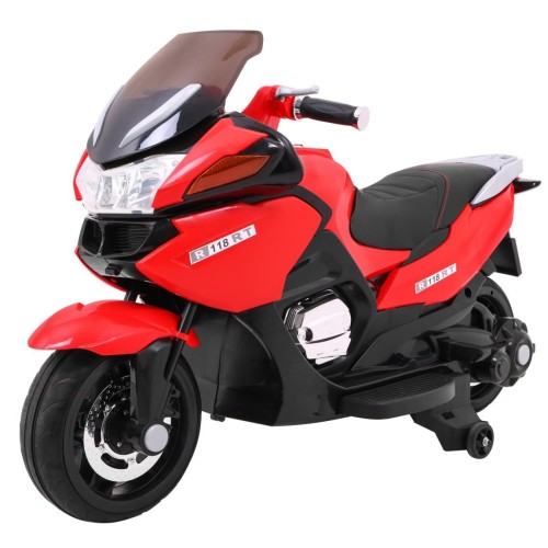 Motocykl  závodník červený