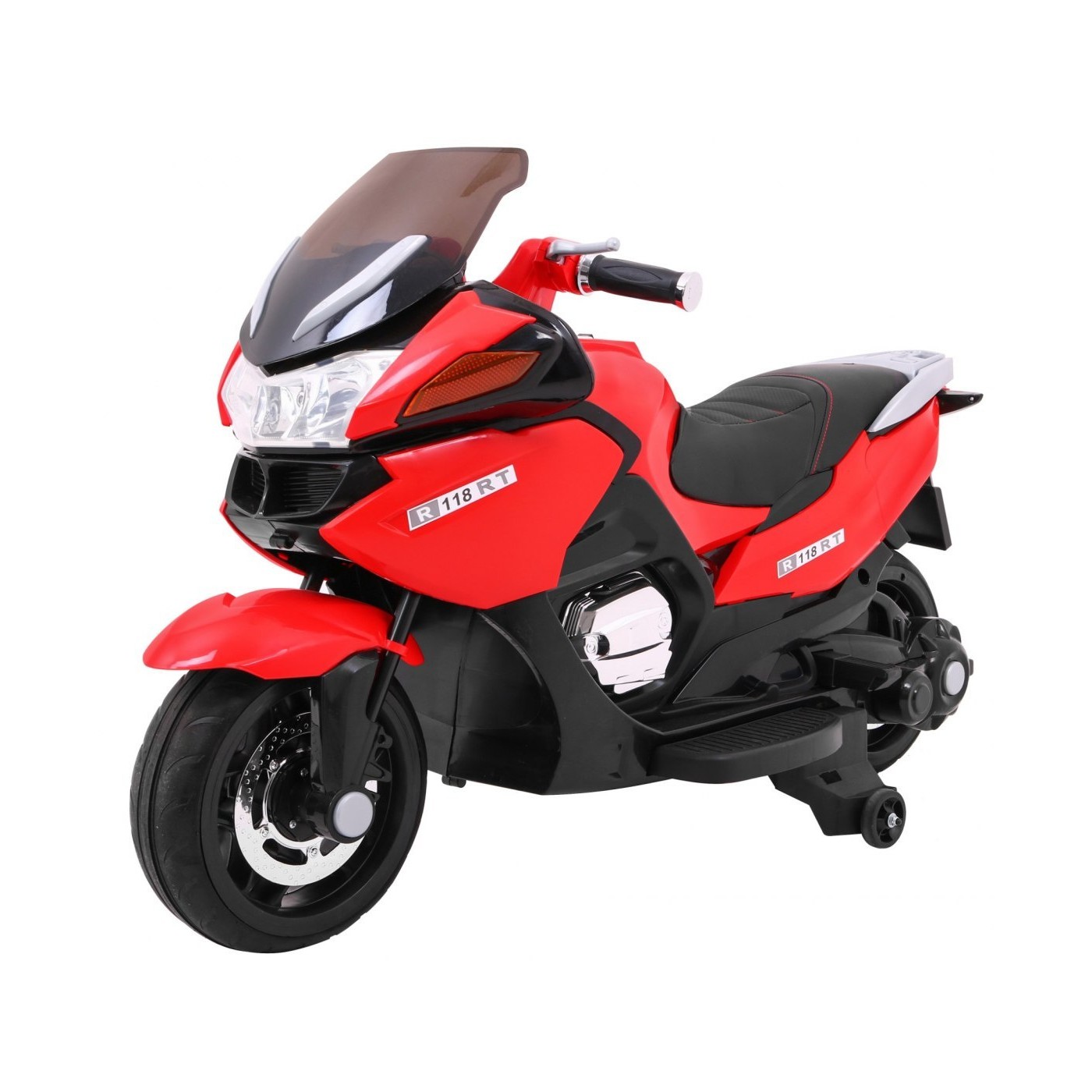 Motocykl  závodník červený