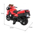 Motocykl  závodník červený