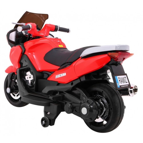 Motocykl  závodník červený