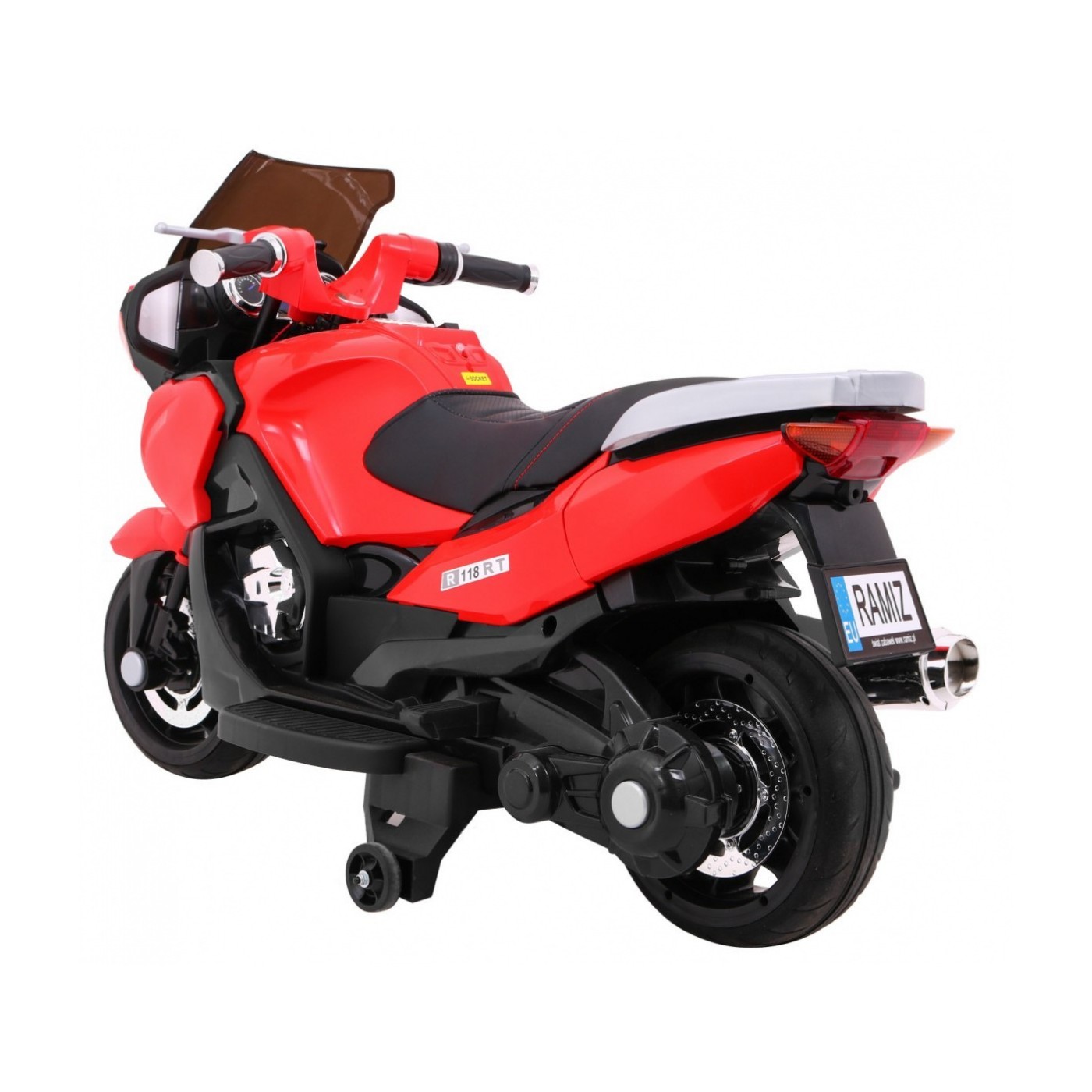 Motocykl  závodník červený