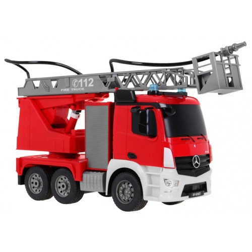 Autíčko R/C Mercedes-Benz Antos 2.4G Protipožární 1:20 Dvojité E